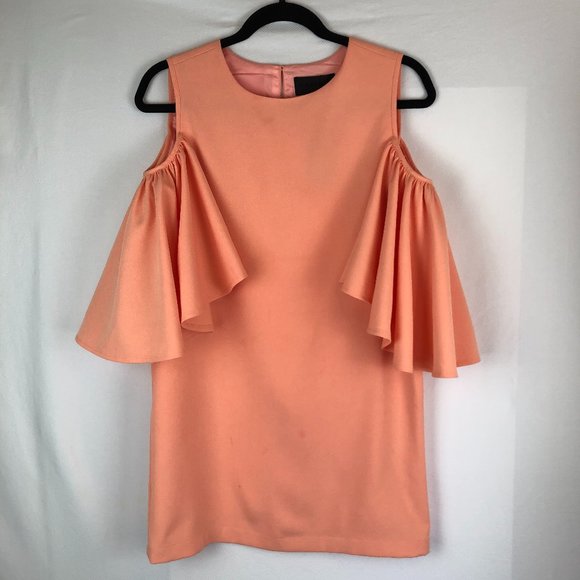 Blaque Label Shoulder Ruffle Cold Shoulder Dress - Picture 10 of 12
